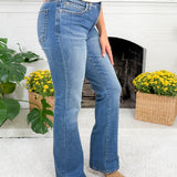 Natalie Interactive High Rise Fab Ab Bootcut Jeans KUT