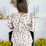 Nina Tan Cottage Stripes Top Mary Square