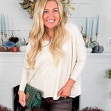 Polly Cream Cozy Sweater PINCH