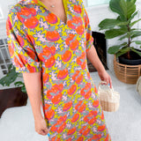 Poppy Silk Citrus Grove Maxi Dress Emily Mccarthy
