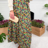 Priscillia Forest Floral Maxi Skirt Karlie