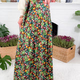 Priscillia Forest Floral Maxi Skirt Karlie
