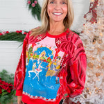 Queen of Sparkles Red Nutcracker Ballet Sweatshirt