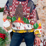 Queen of Sparkles Sequin Rockefeller Center at Christmas Sweatshirt