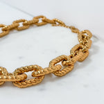 Rope Shaped Chunky Chain Necklace