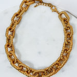 Rope Shaped Chunky Chain Necklace