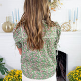 Rosie Evergreen + Floral Top Entro
