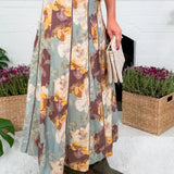 Sage Panel + Entredeaux Maxi Skirt TCEC