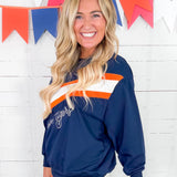 Sarah Auburn Tigers Navy Sweatshirt Mary Square