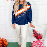 Sarah Auburn Tigers Navy Sweatshirt Mary Square