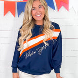 Sarah Auburn Tigers Navy Sweatshirt Mary Square