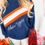 Sarah Auburn Tigers Navy Sweatshirt Mary Square