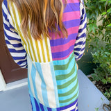Sienna Salute to Stripes Midi Dress Briton Court
