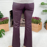 Stella Sangria Coated Flare Jeans KUT
