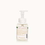 Foaming hand wash bottle with label on a white background