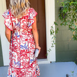 Timbarge Red Bean Maxi Dress Entro