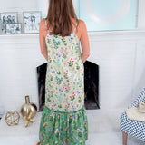 Vera Mixed Botanical Maxi Dress Double A the Brand