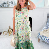 Vera Mixed Botanical Maxi Dress Double A the Brand