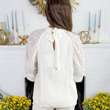 Veronica Marshmallow Top Mary Square