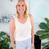 Wesley Anne Ivory Tank Sweater Molly Bracken