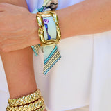 Sedgefield Blue Scarf Bracelet