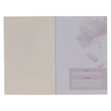 Greeting card with floral design and 'From' message field on a white background