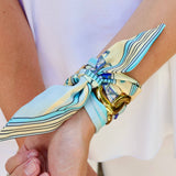 Sedgefield Blue Scarf Bracelet