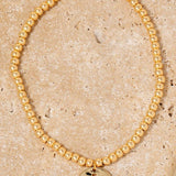 Beaded Cross Coin Charm Bracelet