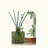 Thymes Frasier Fir diffuser with packaging on a white background