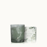 Thymes candle and packaging on a white background