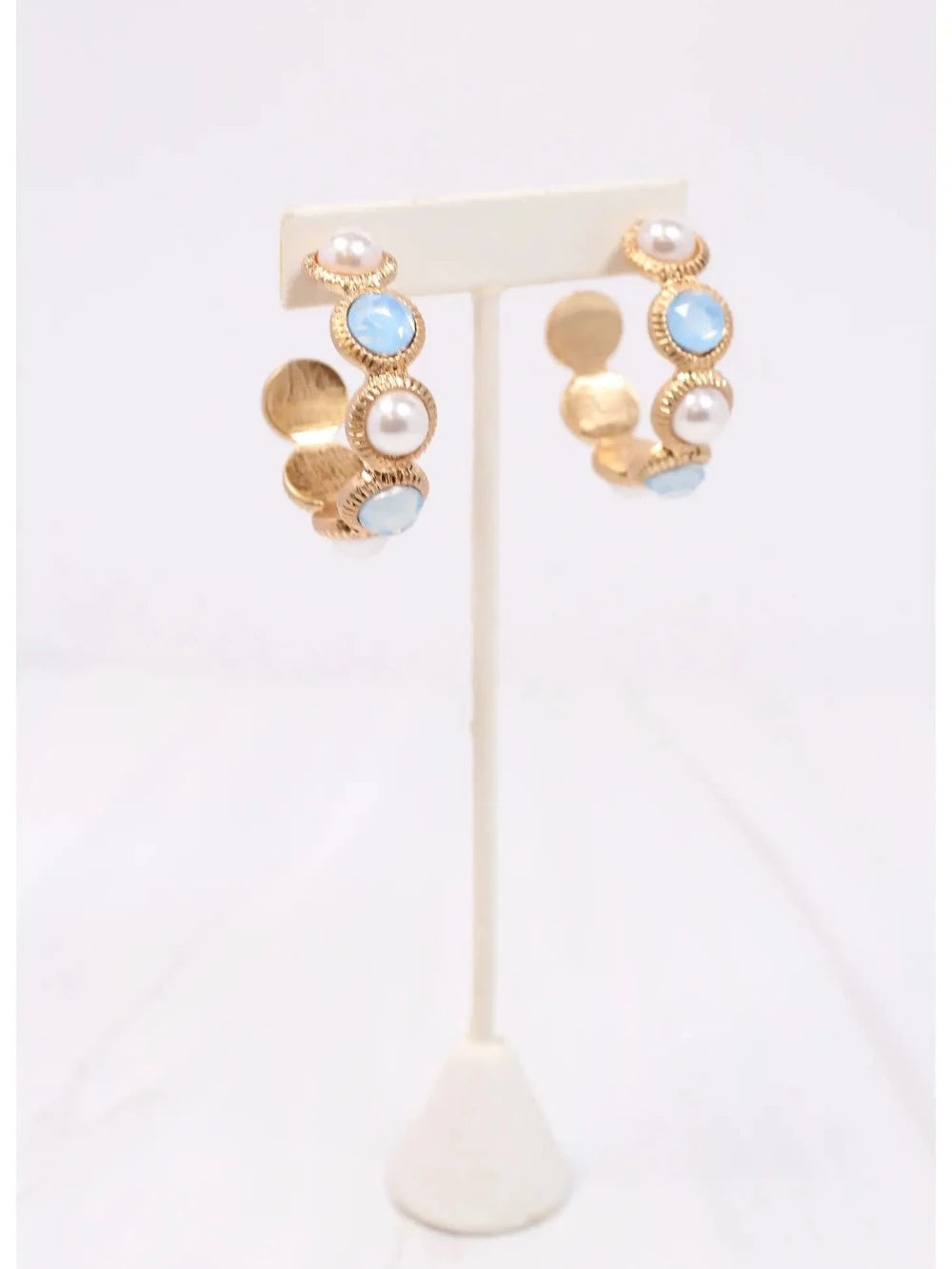 earrings on a stand