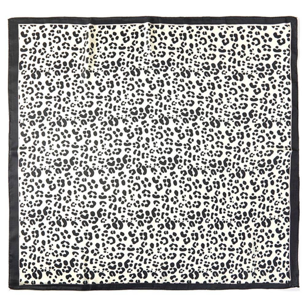 Leopard Bandana Square Scarf