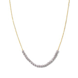 Delicate Crystal Accented Necklace