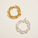 Chunky Chain With Toggle Clasp Bracelet