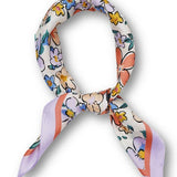 Floral Silky Neck Scarf