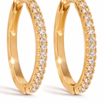 18k Stainless Steel Zirconia Classic Earrings - A3 Accessories - Jewelry - Earrings - Clover + Bee