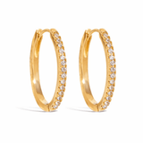 18k Stainless Steel Zirconia Classic Earrings - A3 Accessories - Jewelry - Earrings - Clover + Bee