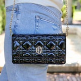 Brynleigh Black Quilted Crossbody