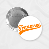 Tennessee Game Day Button | Classic Baseball Script