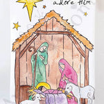 Christmas Nativity Holiday Kitchen Towel