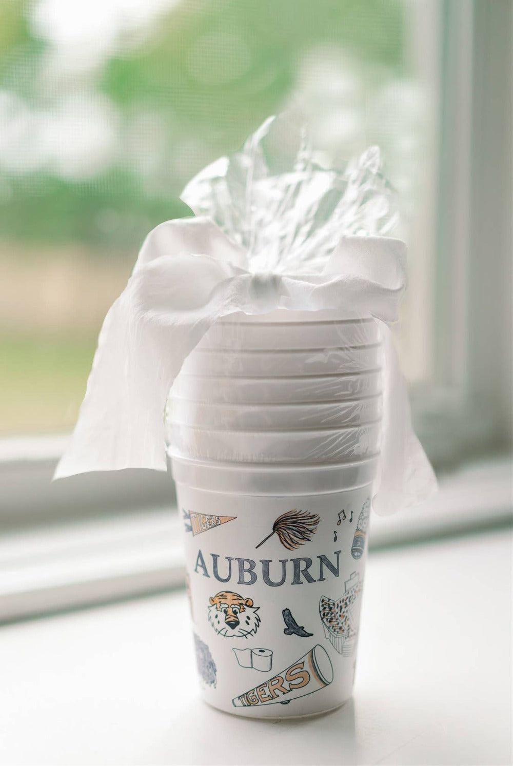 Auburn University Stadium Cup (Pack of 6) Gracefully Made Art