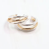 Layla Gold + Silver Hoop Earring