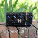 Brynleigh Black Quilted Crossbody