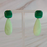 Pastel Breeze Double Stone Earrings