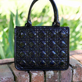 Ricky Black Patent Mini Bag