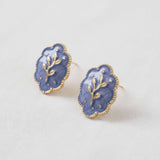 Artistic Floral Inspired Drop Earrings