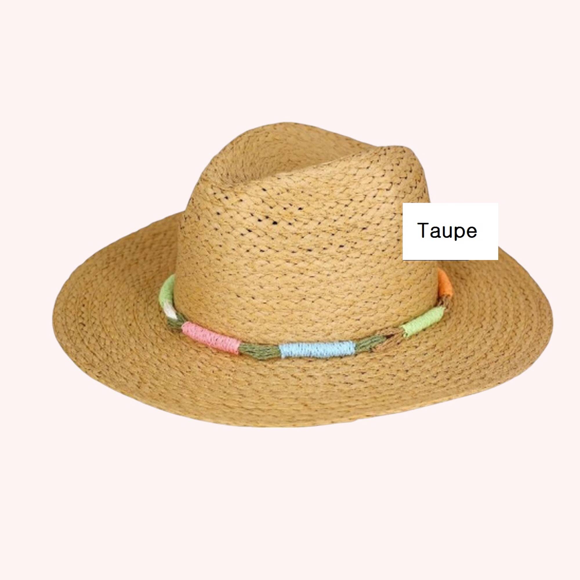 Summer Multi Color Banded Sun Hat