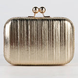 Gold Clutch / Crossbody Chain Purse