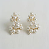 Chic Pearl Bead Drop Earrings