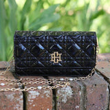 Brynleigh Black Quilted Crossbody